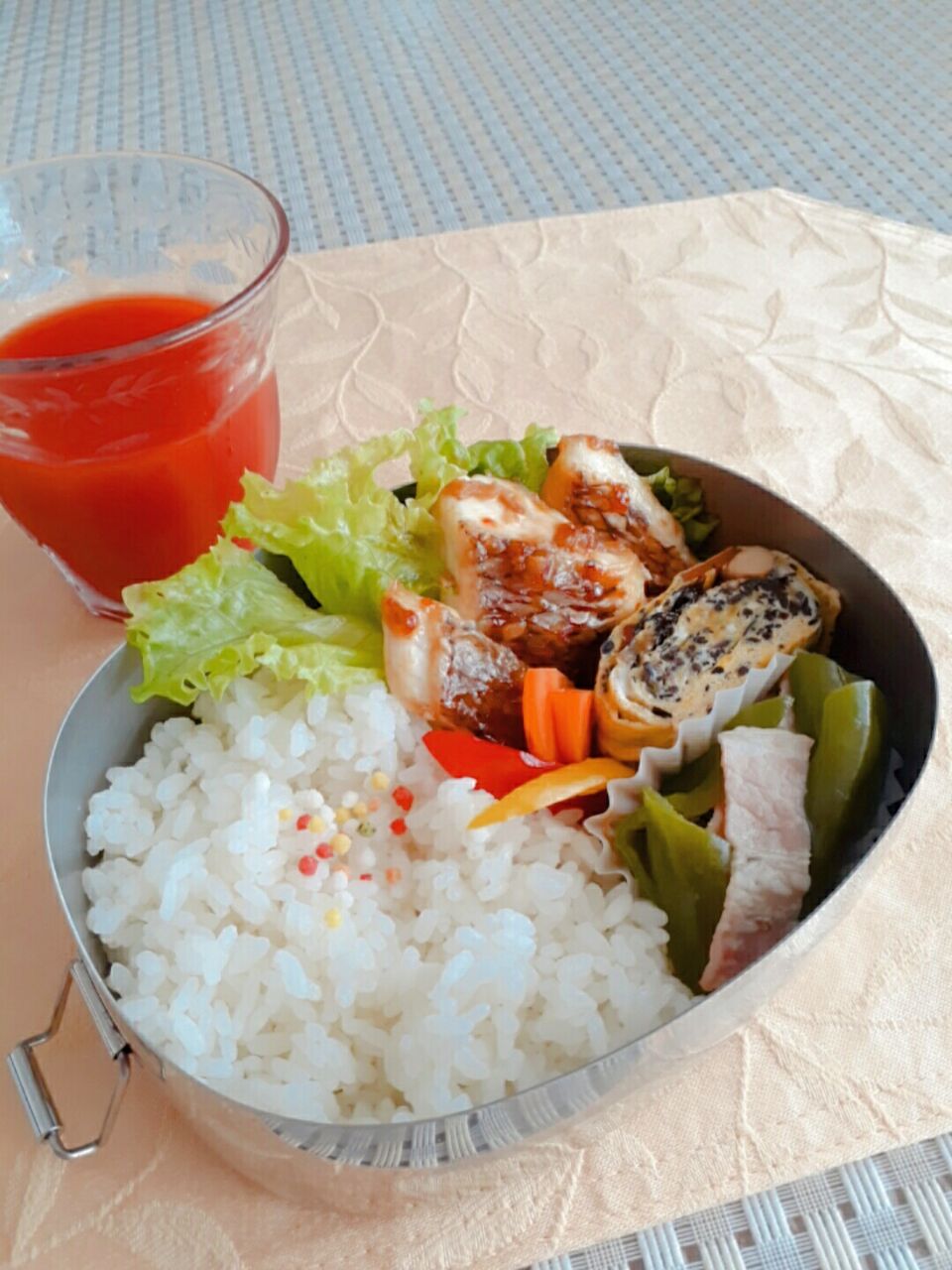 06 09 火 作ってみて 鯛のペパロンチーノ弁当 お弁当と散歩の手帳