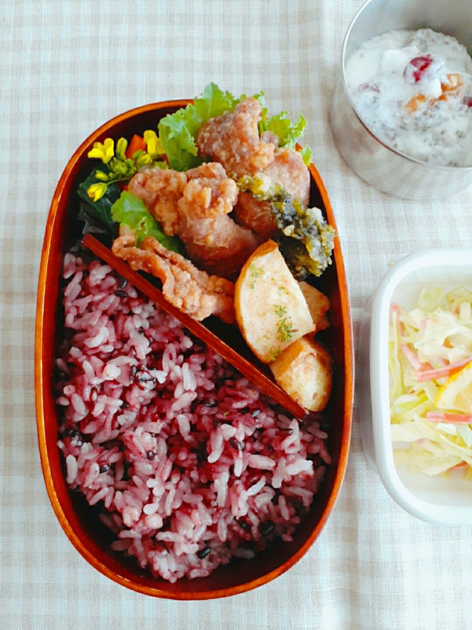 22 03 15 火 揚げ物三昧とさっぱりおかずのお弁当 お弁当と散歩の手帳 22 03 15 火 揚げ物三昧とさっぱりおかずのお弁当 お弁当と散歩の手帳