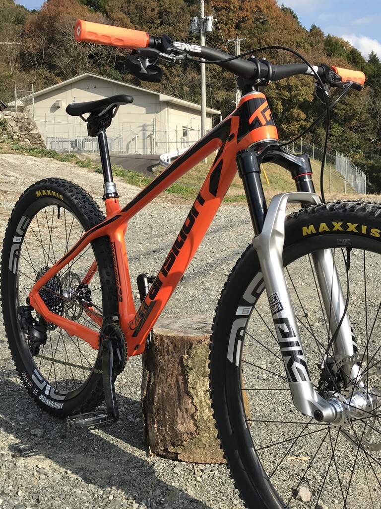 TEC-IN ハードテイルフレーム 地銀 BLOG フルサスを踏襲したスラックジオメトリの29er!! ハード