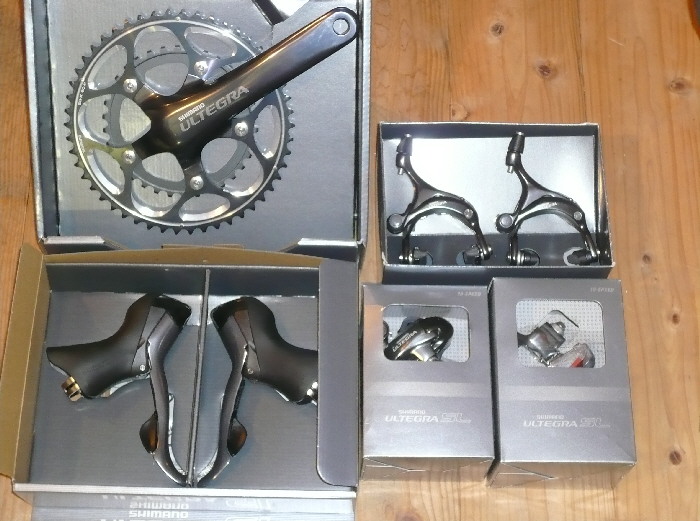 シマノ アルテグラ ULTEGRA SL ST-6600G アイスグレー ネームプレート