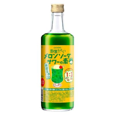 メロンサワーソーダの素