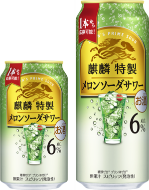 麒麟特製メロンソーダサワー