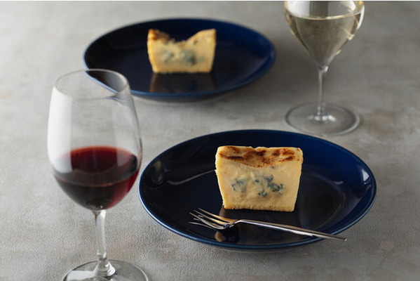 ブルーチーズケーキ青