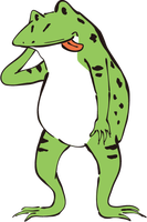 てへぺろかえる