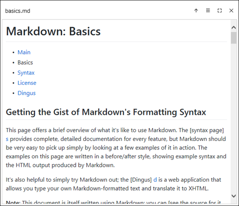 markdown