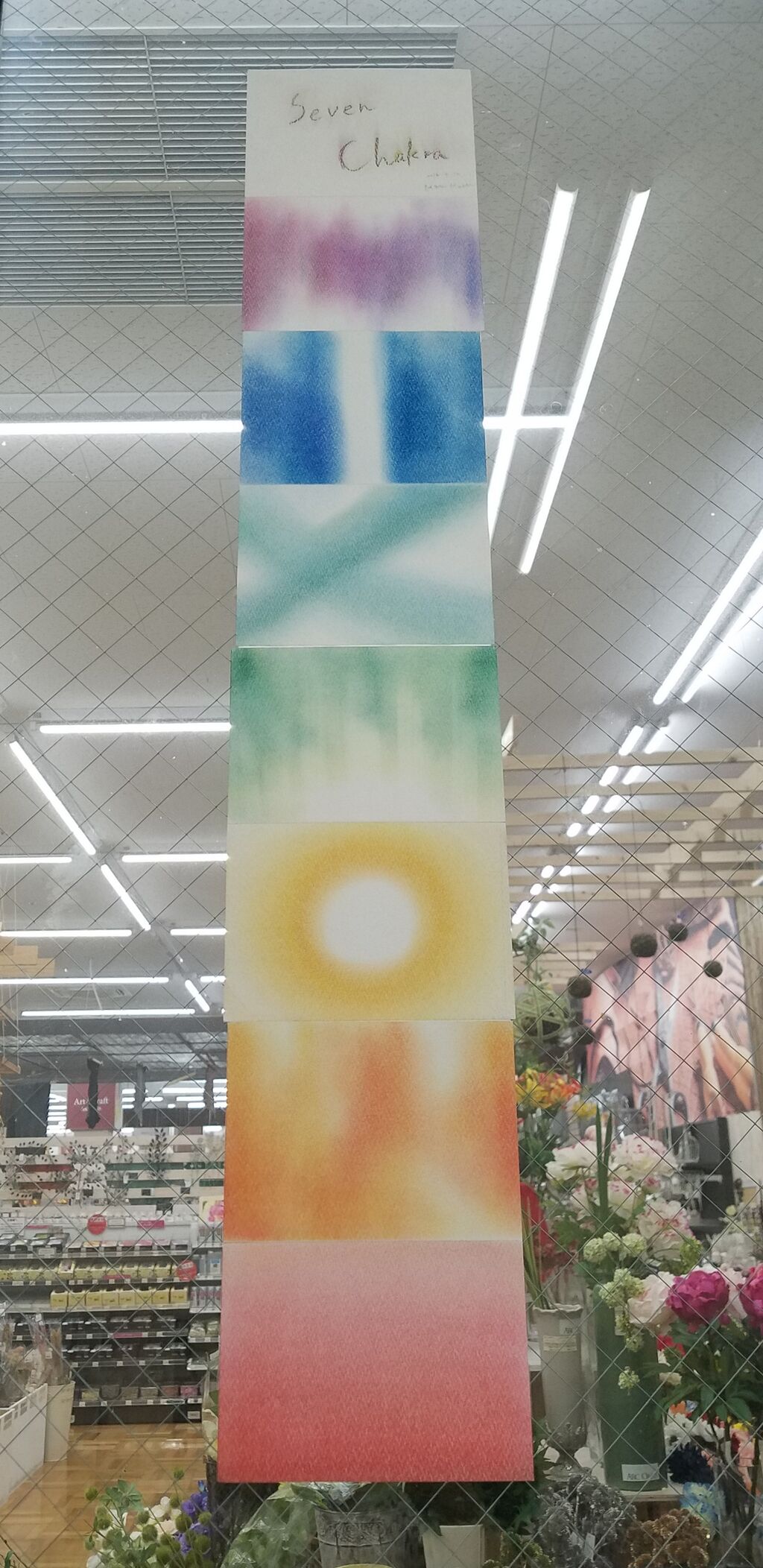 8月のパステルアート報告 アークオアシスk様 姫路の造形美術アトリエ なないろの種