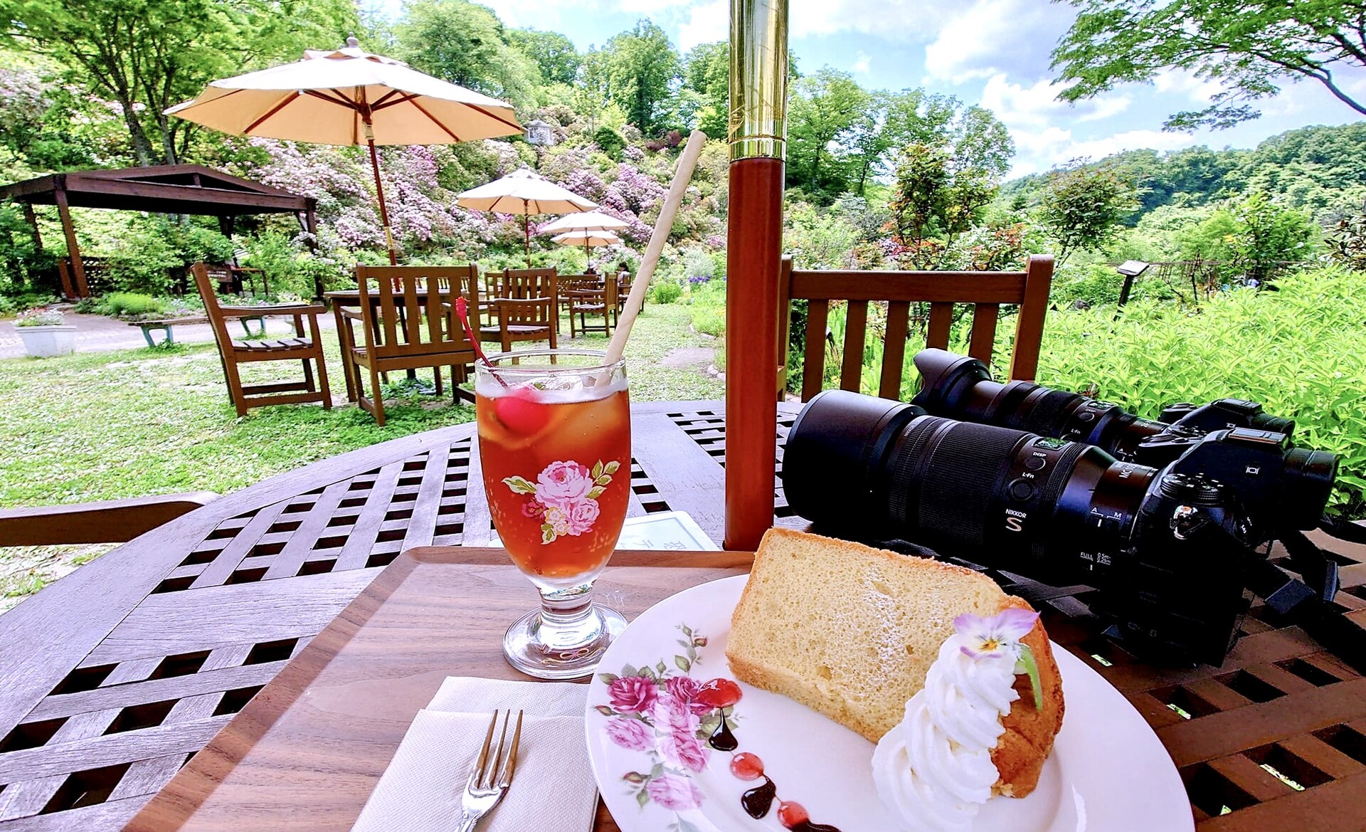 初夏の仙台泉ボタニカルガーデンにいる クリントンのひとりごと