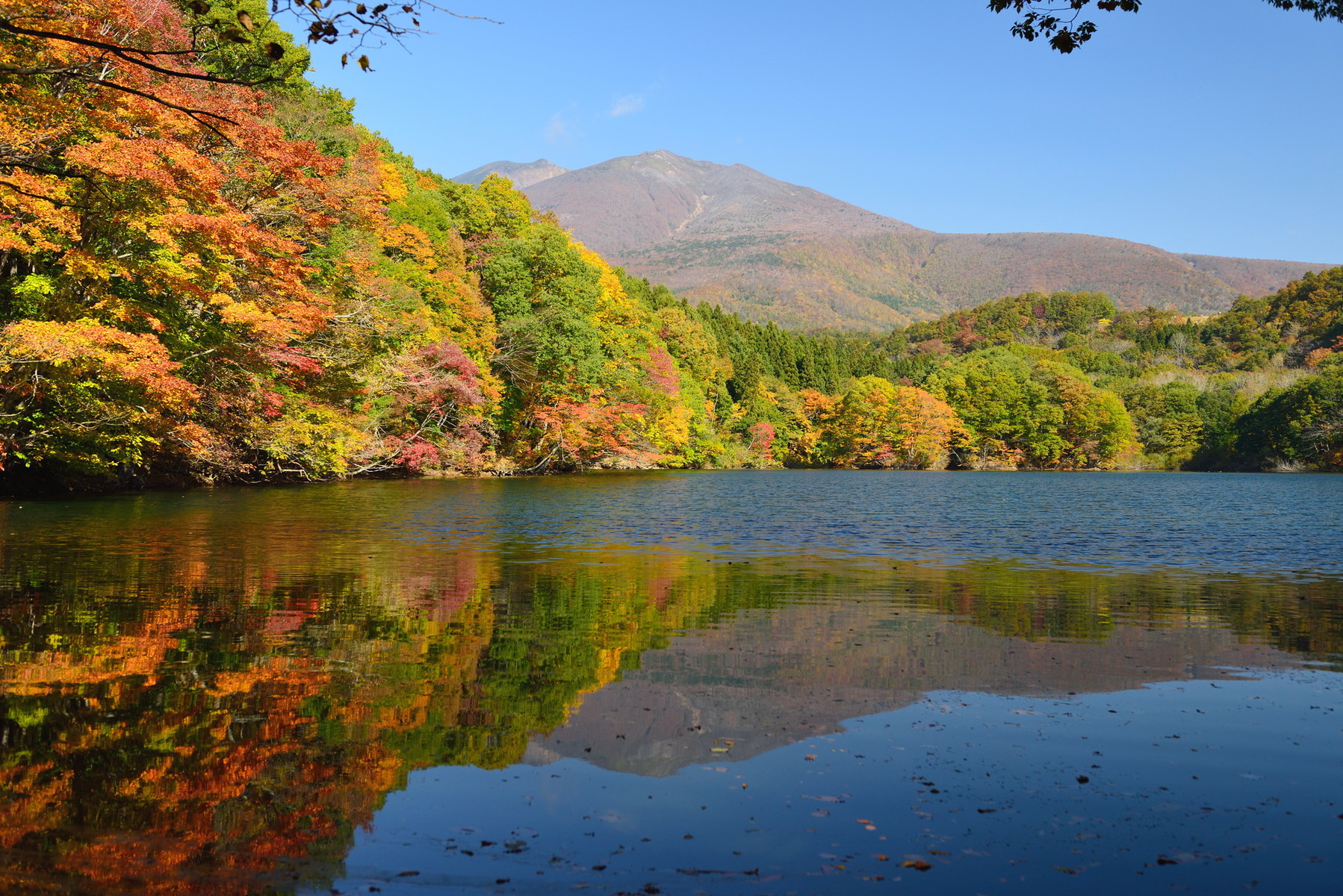 宮城県南蔵王 長老湖 の紅葉 クリントンのひとりごと 宮城県南蔵王 長老湖 の紅葉 クリントンのひとりごと