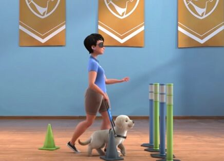 ショートアニメ 立派な盲導犬になりたいチビ犬のピップ 大学に行く クリパラ