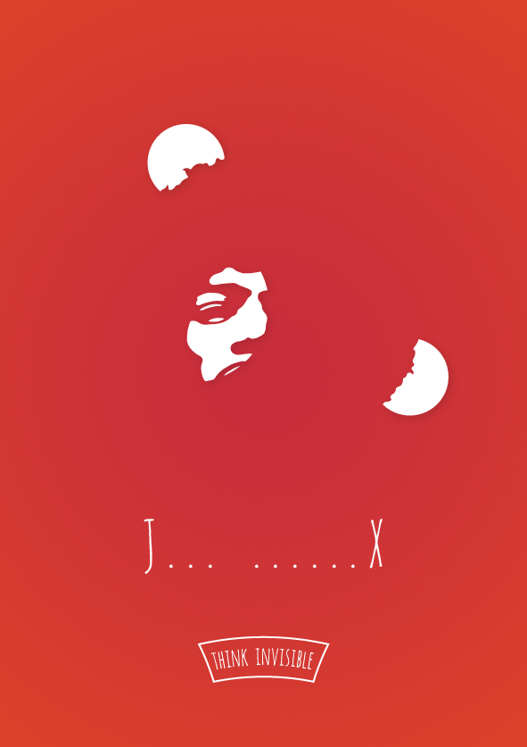 コレ な んだ ネガティブスペースにシルエットで描かれたポスターアート きよおと Kiyoto