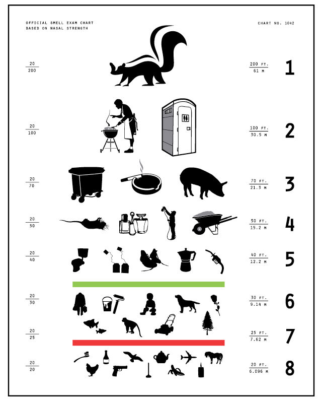 視力検査のような嗅覚検査 きよおと Kiyoto