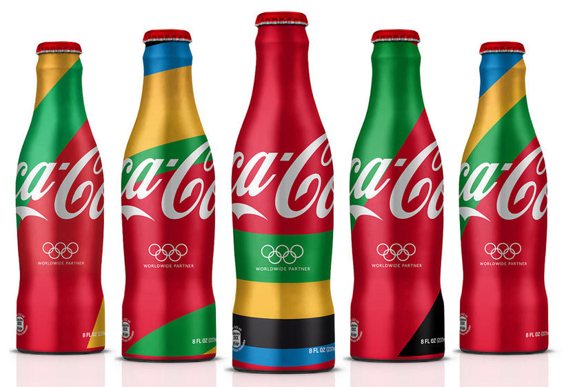 五輪カラーをモチーフにしたコカ コーラのボトルデザイン きよおと Kiyoto 五輪カラーをモチーフにしたコカ コーラのボトルデザイン きよおと Kiyoto