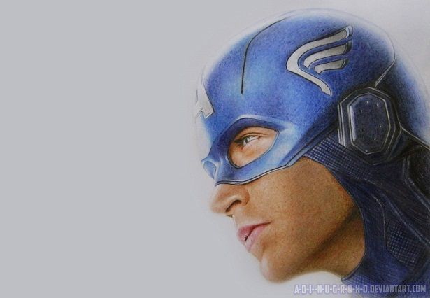色鉛筆で描かれたアイアンマンの質感がハンパない!! : きよおと
