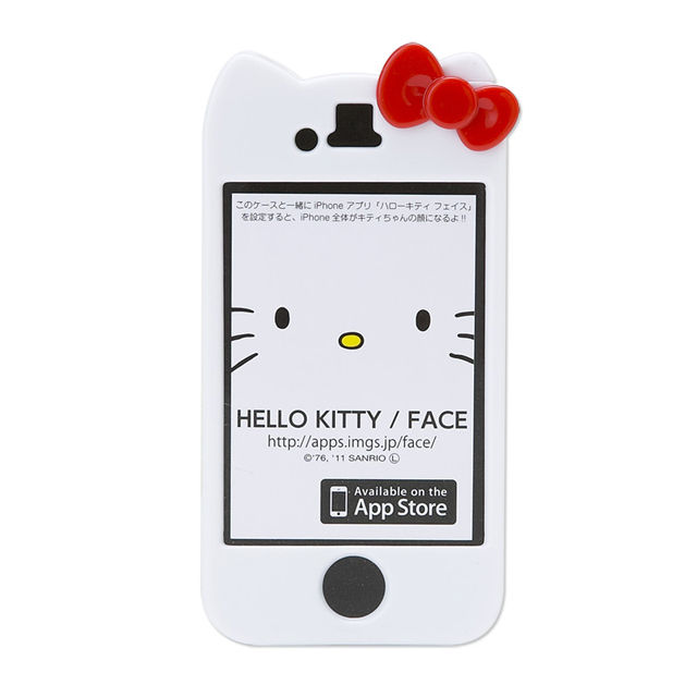 ハローキティ iPhone用ソフトケース iPhone 4/4S専用キャラクターケース ハローキティがｶﾜ(・∀・)ｲｲ