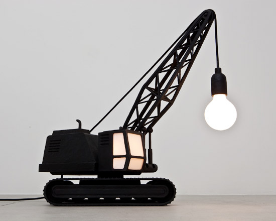 コレ欲しいぞ 建機マニア垂涎 クレーンなランプ2種 きよおと Kiyoto