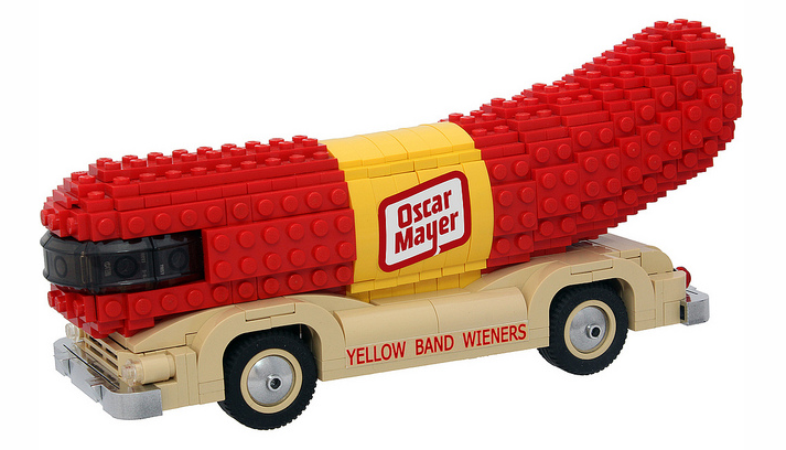 ウインナーモービルをLEGOで作ってみた : きよおと-KiYOTO