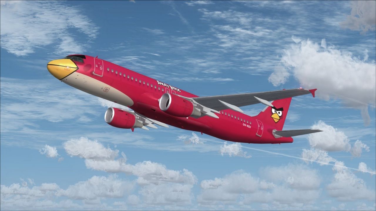 鳥だ 飛行機だ いや鳥飛行機だ Angry Birdsのペイントを施した旅客機 きよおと Kiyoto 鳥だ 飛行機だ いや鳥飛行機だ Angry Birdsのペイントを施した旅客機 きよおと Kiyoto