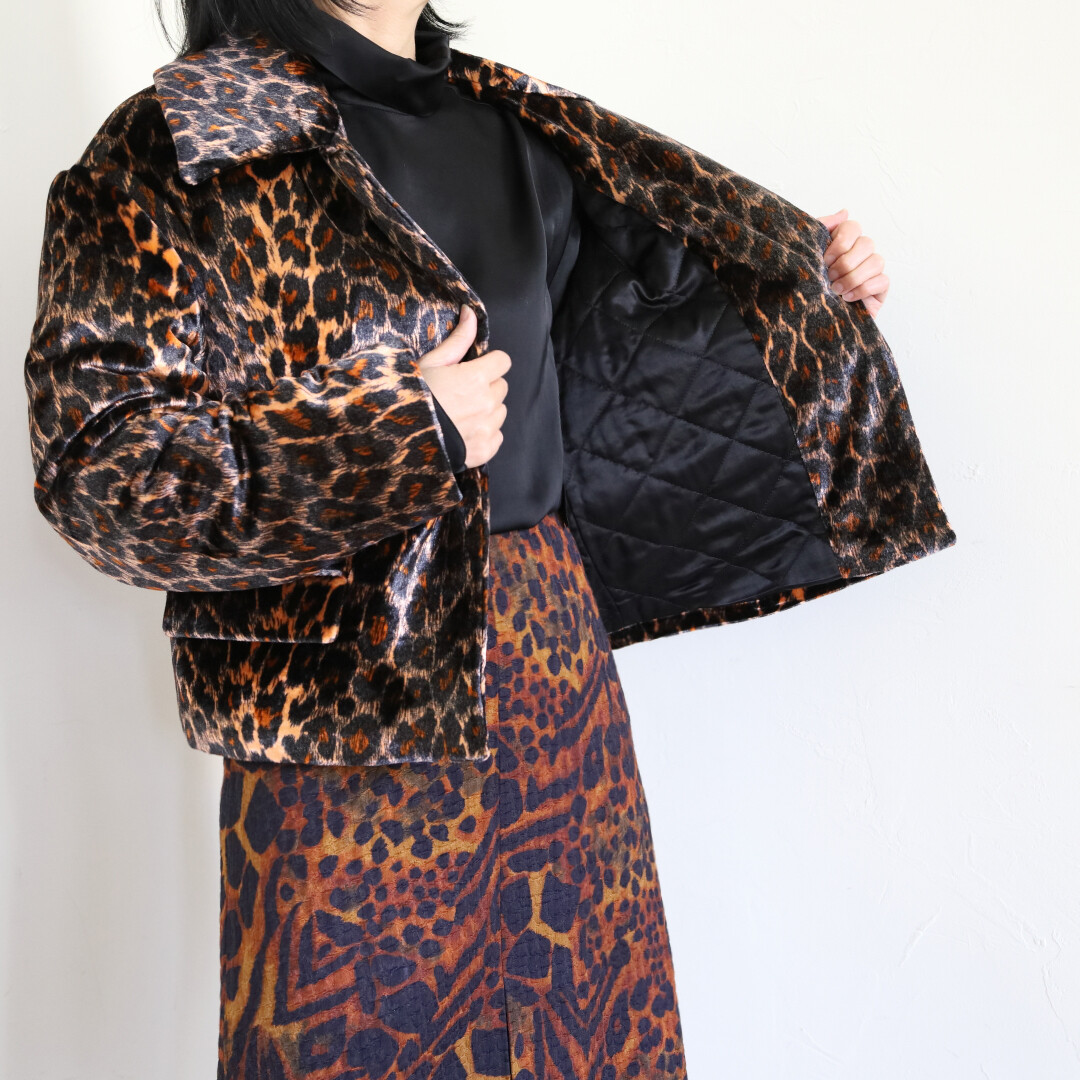 DRIES VAN NOTEN ～ ベルベットのレオパードジャケット : CLOSET