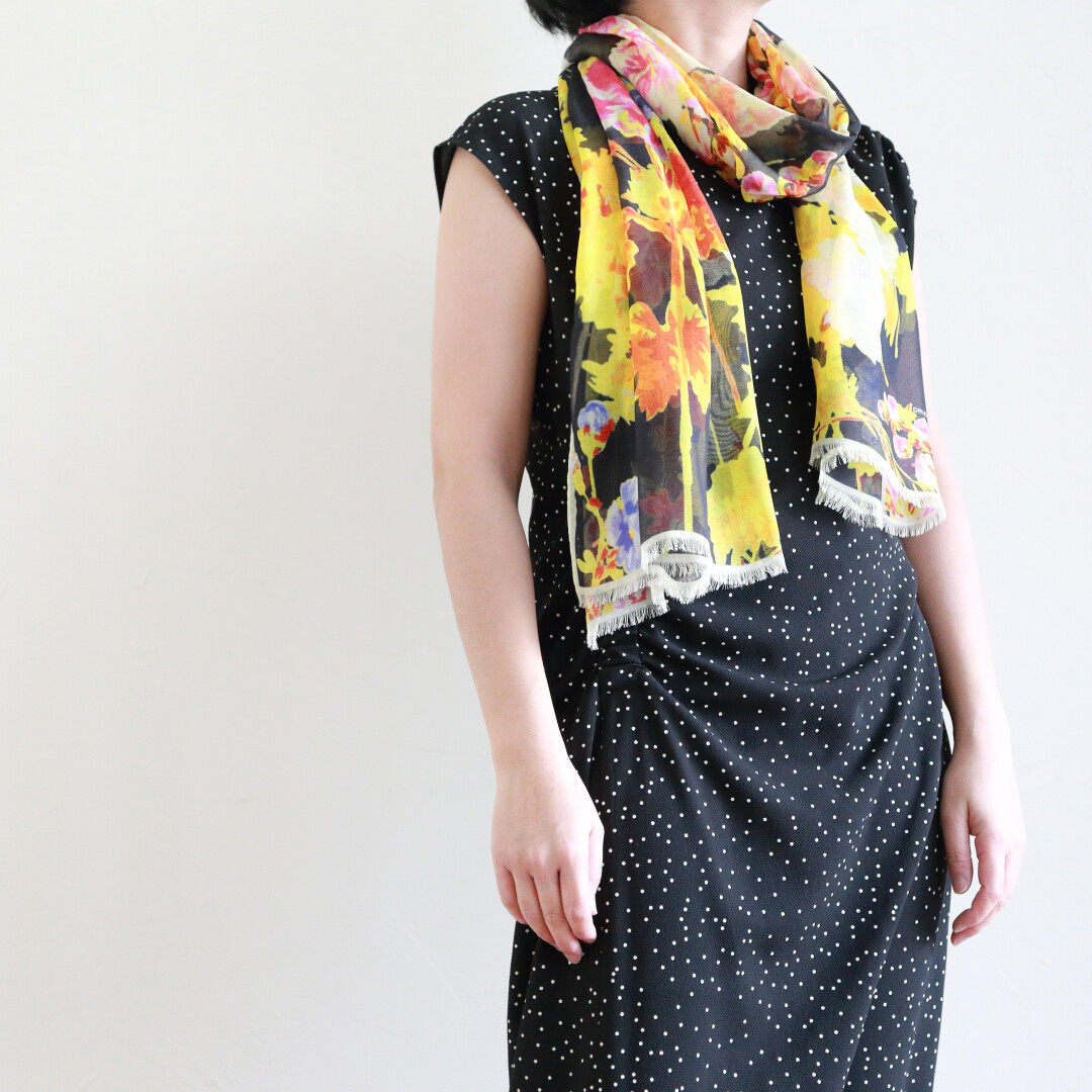 Dries Van Noten アルルの花のスカーフ Closet