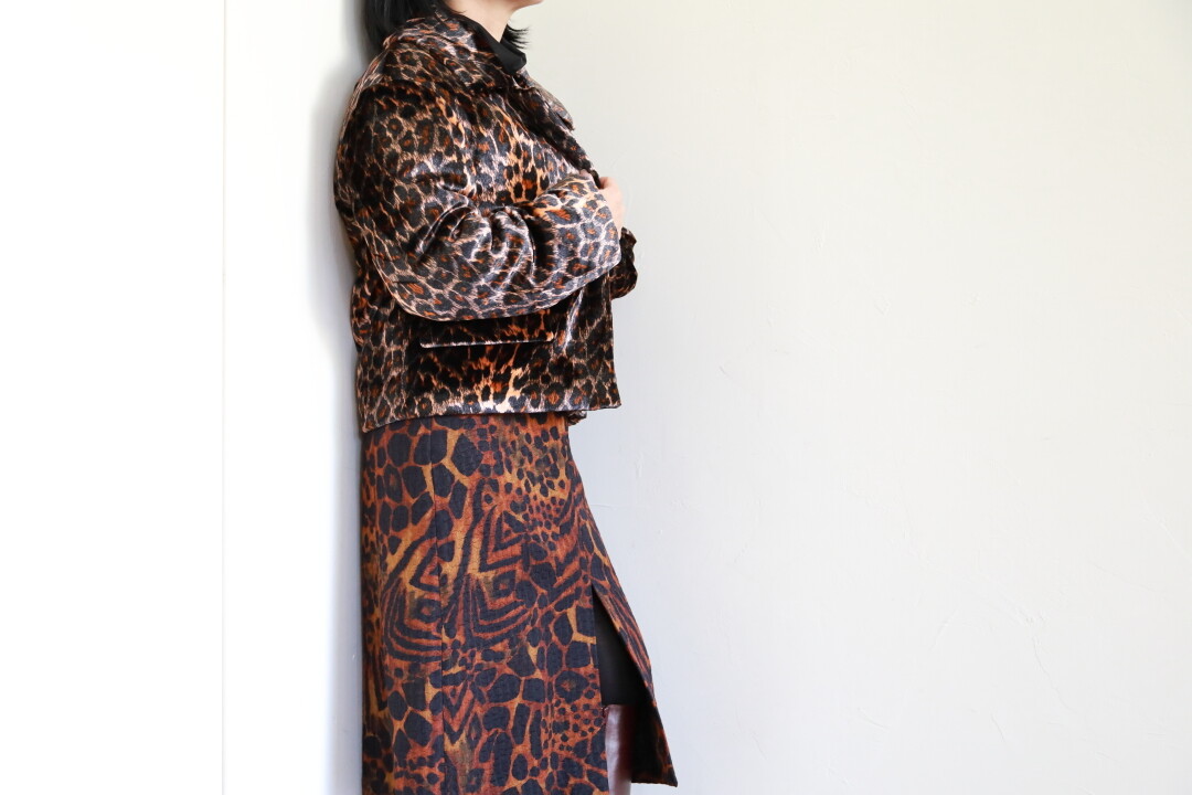 DRIES VAN NOTEN ～ ベルベットのレオパードジャケット : CLOSET