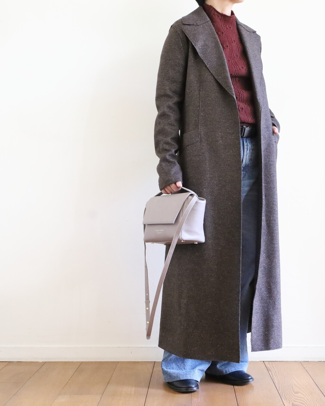 HARRIS WHARF LONDON ～ ネオクラシック！ネップツイードコート : CLOSET