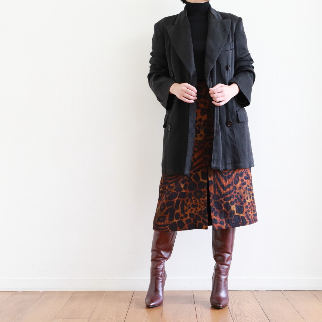 DRIES VAN NOTEN ～ クロコダイルジャガードのスカート : CLOSET