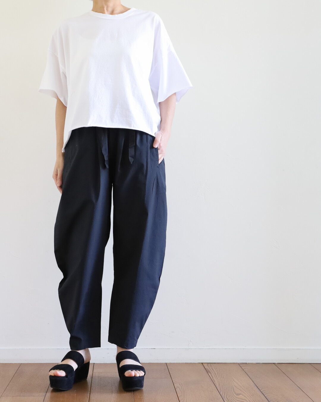 KristenseN DU NORD　バブルコットンストレッチ パンツ Kristensen Du Nord ～ 定番のコットンストレッチパンツ : CLOSET