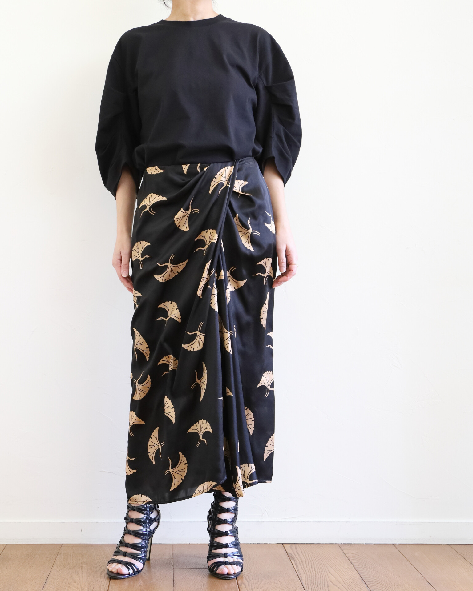 DRIES VAN NOTEN ~ ツルのプリントのスカート : CLOSET DRIES VAN NOTEN ~ ツルのプリントのスカート : CLOSET