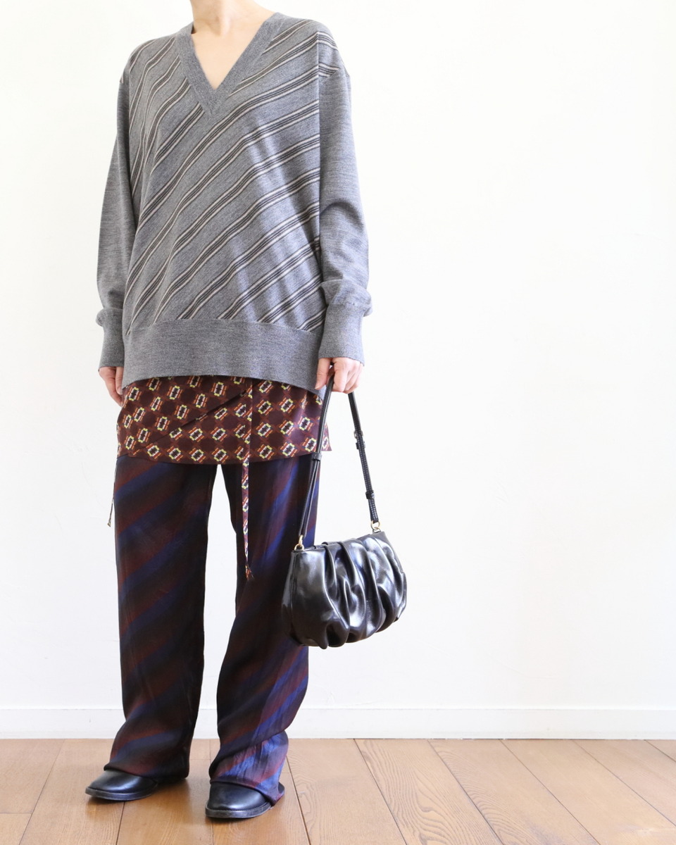 Dries Van Noten ピンストライプ ウール混 トップス Dries Van Noten ピンストライプ ウール混 トップス Dries Van Noten