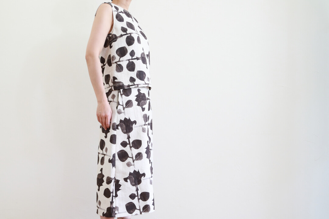 Odeeh 花の影絵のセットアップ Closet