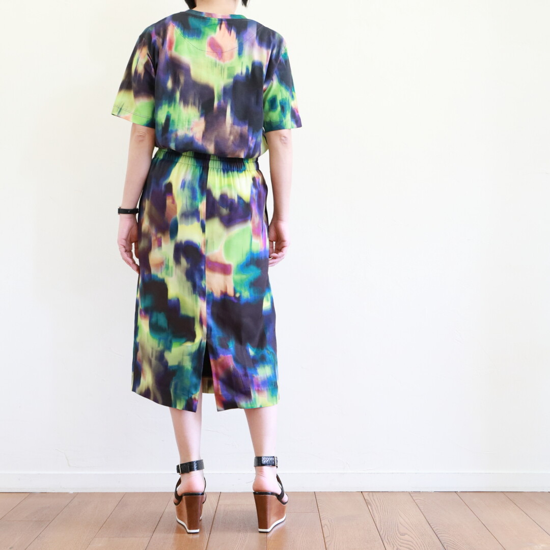 DRIES VAN NOTEN ～ フラワープリントスカート : CLOSET