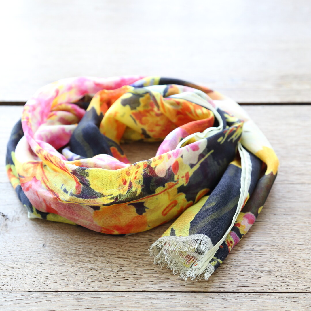 Dries Van Noten アルルの花のスカーフ Closet