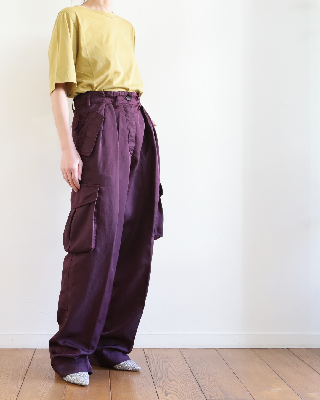 DRIES VAN NOTEN ～ 光沢感がある極薄 T シャツ : CLOSET