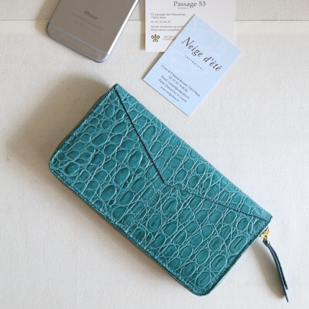 DRIES VAN NOTEN ~ クロコ風型押しの財布 : CLOSET DRIES VAN NOTEN ~ クロコ風型押しの財布 : CLOSET