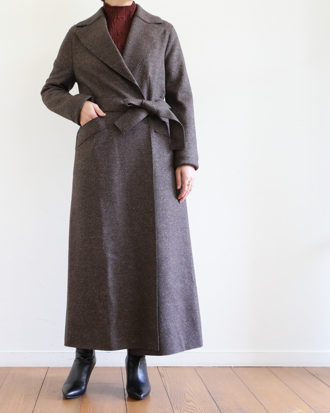 美品 HARRIS WHARF LONDON ウール ロングマキシ コート New Arrival “HARRIS WHARF LONDON” | well-made by MAIDENS SHOP