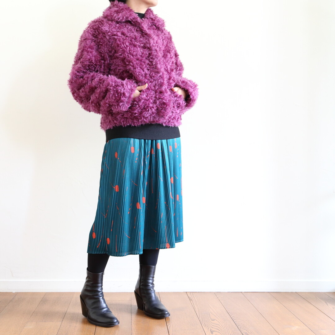 ODEEH ~ エコファーのショートコート : CLOSET