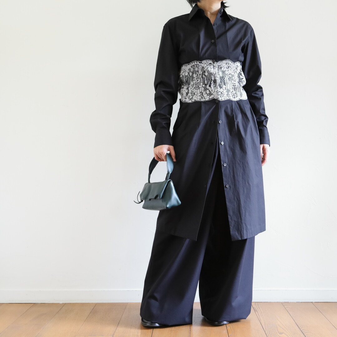 DRIES VAN NOTEN ~ ブラックのシャツドレス : CLOSET