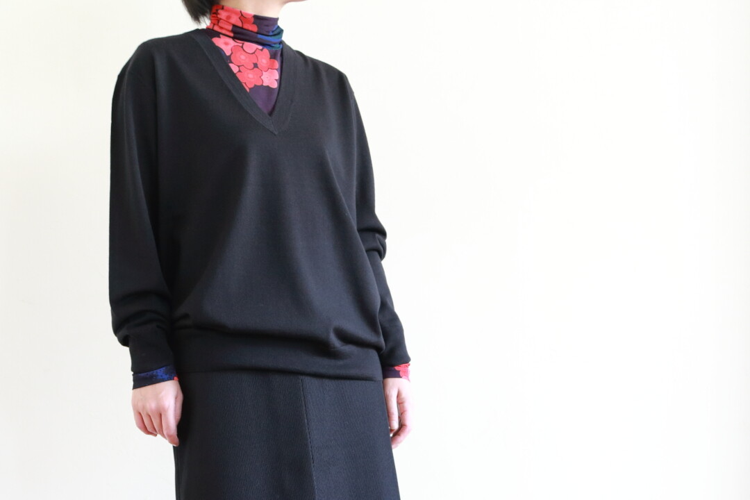 DRIES VAN NOTEN ~ メリノの V ネックセーター : CLOSET