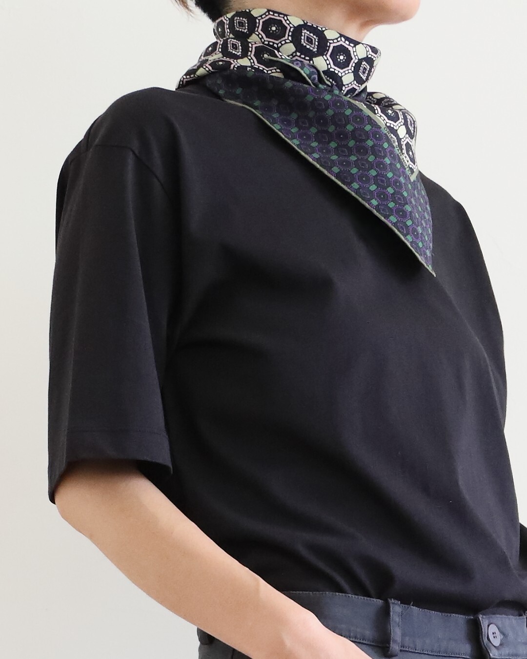 DRIES VAN NOTEN ～ バンダナサイズのシルクスカーフ : CLOSET