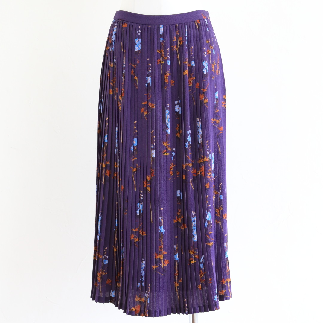 DRIES VAN NOTEN ～ パープルのプリーツスカート : CLOSET