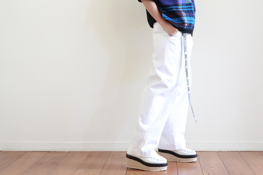 DRIES VAN NOTEN ~ ホワイトのバギーパンツ : CLOSET