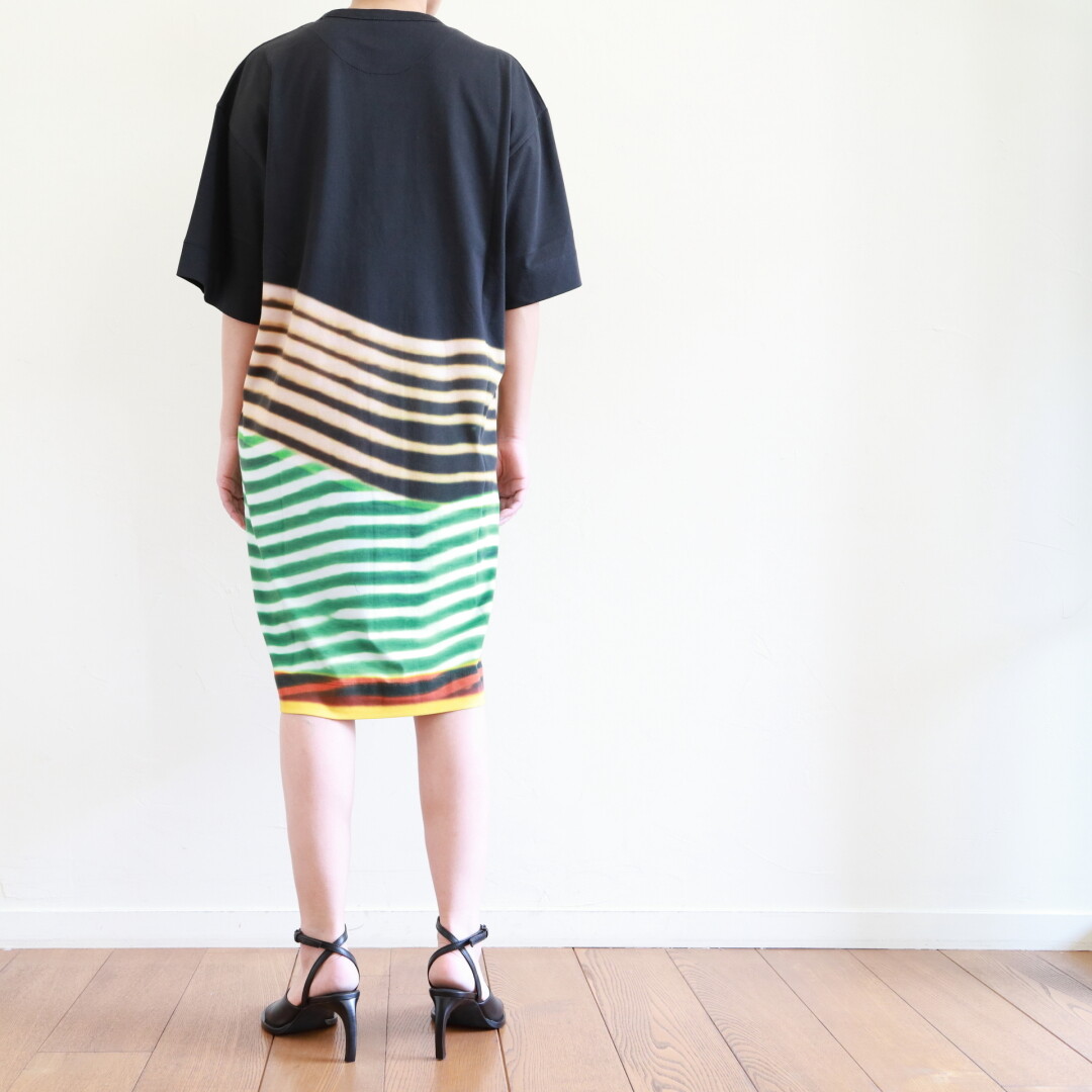 舞茸秋子様　DRIES VAN NOTEN × Len Lye カフタンドレス 21ss DRIES VAN NOTEN × Len Lye カフタンドレス - メルカリ