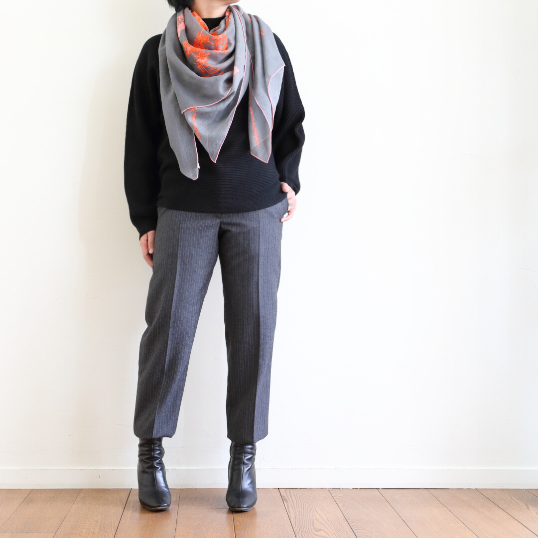 DRIES VAN NOTEN ~ フローラルプリントのウールのスカーフ : CLOSET DRIES VAN NOTEN ~ フローラルプリントのウールのスカーフ : CLOSET