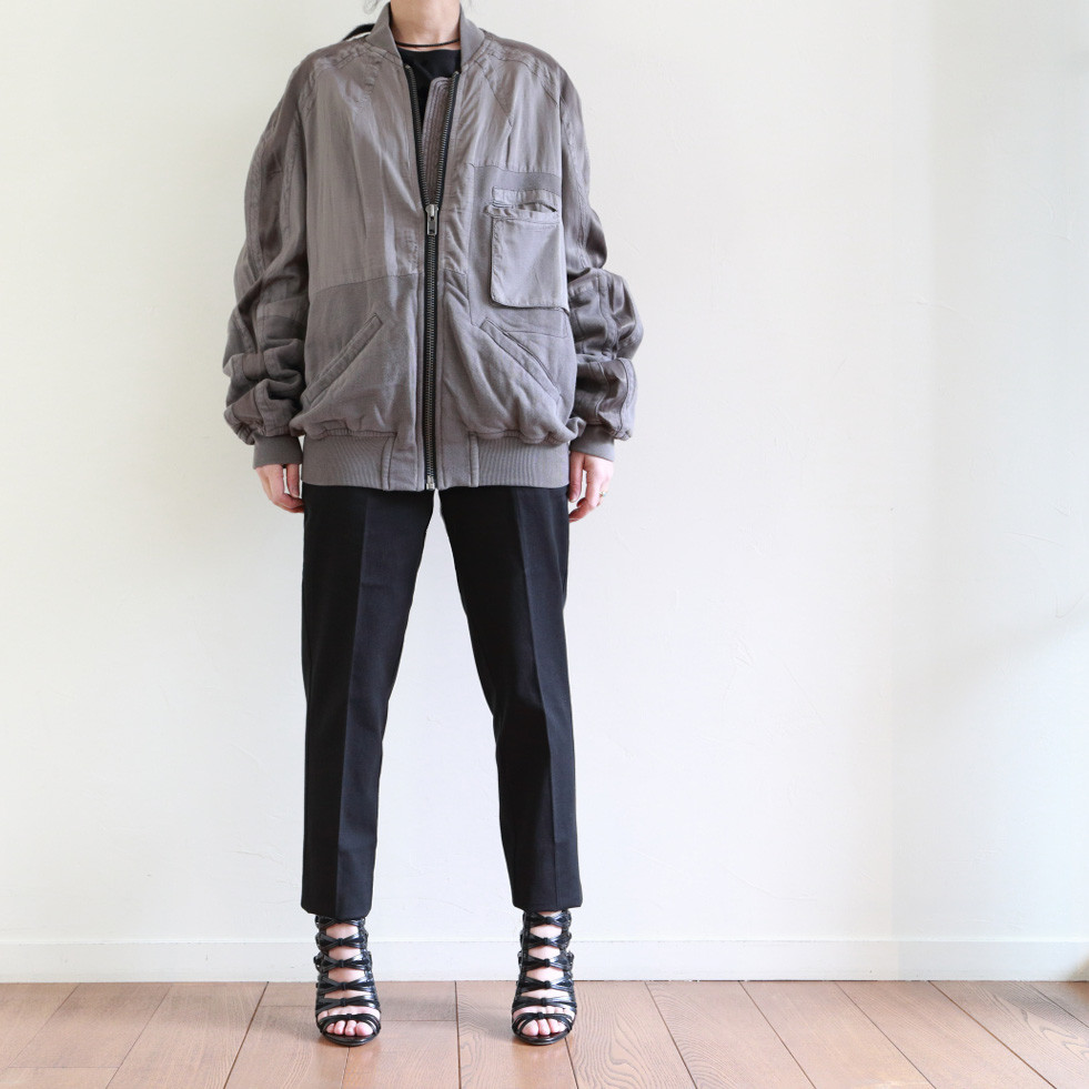 ハイダーアッカーマン　ジャケット ハイダーアッカーマン Haider Ackermann ストライプMA1ボンバー