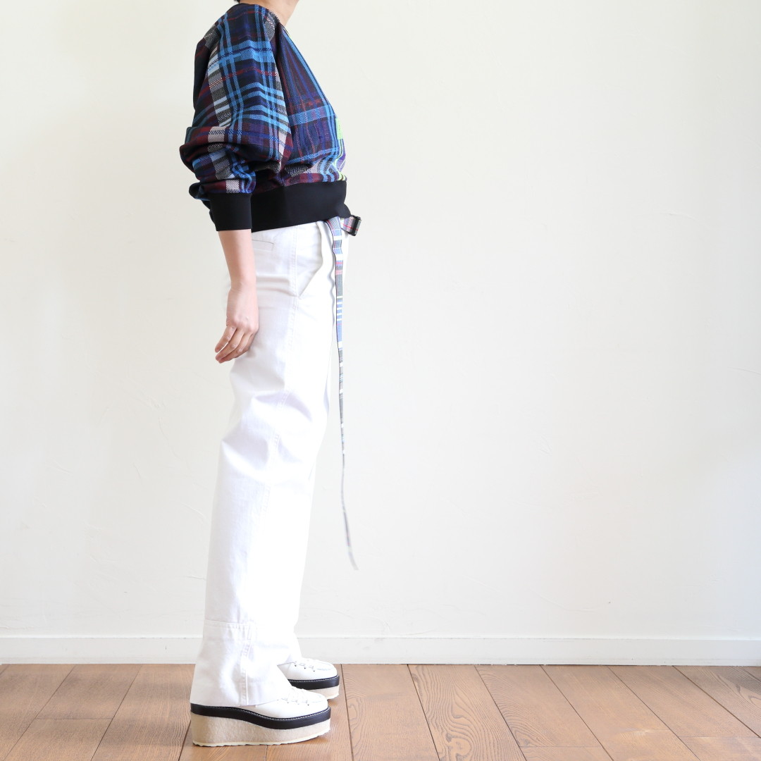 DRIES VAN NOTEN ～ ホワイトのバギーパンツ : CLOSET