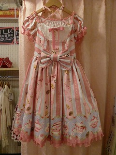 WonderPartyミニ袖JSKカチューシャセットサックス WonderPartyミニ袖JSKカチューシャセットサックス
