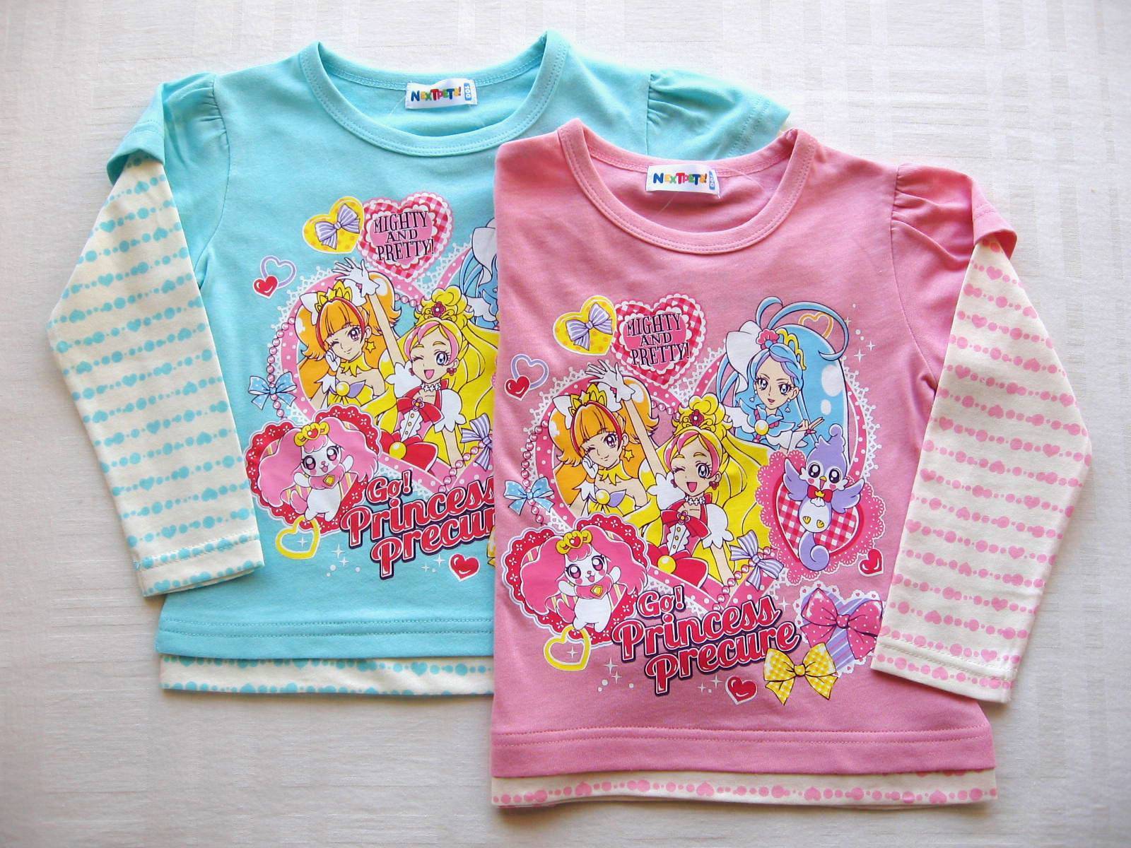 新番組 プリンセスプリキュア 長袖tシャツ3 最速入荷 アパレル インターネット クロスクロス株式会社