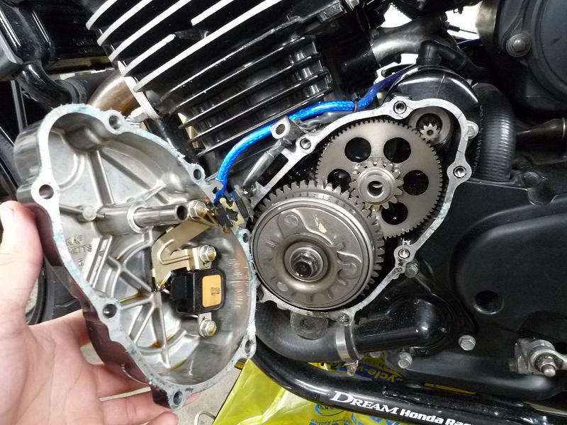 cb400sf nc39 BEET スターターカバー　ポイントカバー BEET スターターカバー（ブラック）＋ポイントカバー（ブラック