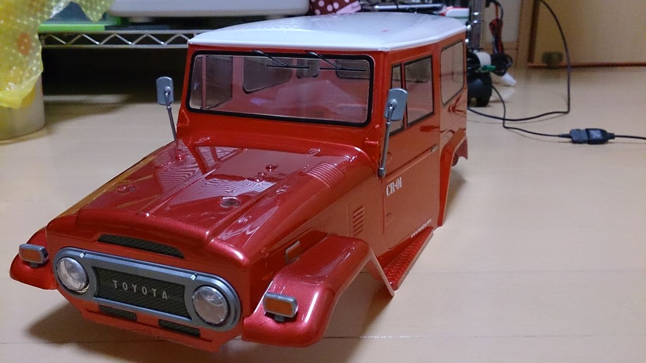ラジコン CR01 ボディ　ランドクルーザー 改造後スペック】タミヤ CR01 トヨタ ランドクルーザー40 -