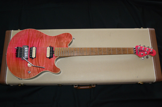 MUSICMAN AXIS USA TransPink 改造あり MUSICMAN AXIS USA TransPink 改造あり MusicMan USA AXIS 【Trans